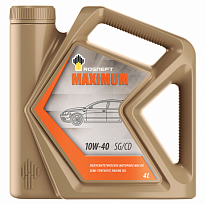 Rosneft Масло моторное полусинтетическое Маximum API SG/CD 10W-40 4л